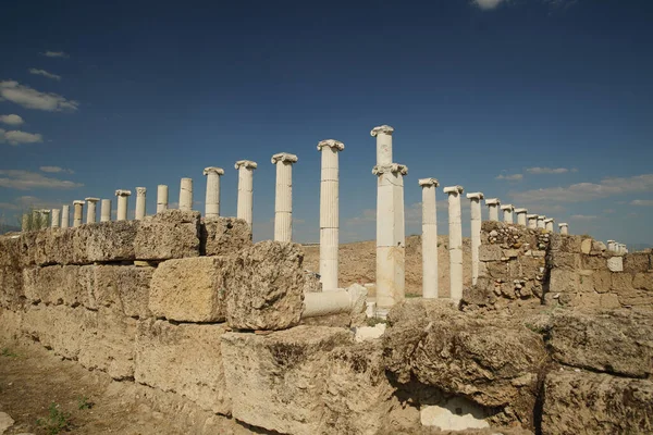 Kolommen Laodicea Lycus Ancient City Denizli City Turkiye — Stockfoto