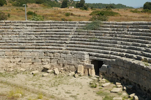 Antalya Daki Perge Antik Kenti Stadyumu Türkiye — Stok fotoğraf