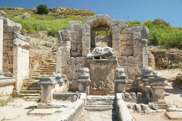 Німфеум Стародавньому Місті Перге Анталія Туркія — стокове фото