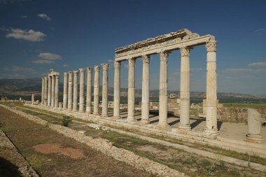 Denizli 'deki Lycus Antik Kenti' nde Laodicea 'da sütunlar, Türkiye