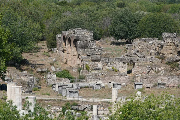 Hadrianic Baths in Aphrodisias Ancient City in Geyre, Aydin, Turkiye