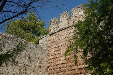 Antalya Old Town Walls in Antalya City, Turkiye