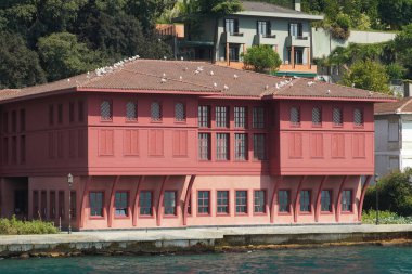 Building in Bosphorus Strait Side of Istanbul City, Turkiye