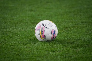 ISTANBUL, TURKIYE - SEPTEMBER 30, 2022: Fifa football ball in Tukiye vs France National teams match in Amputee Football World Cup