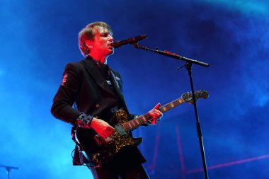 ISTANBUL, TURKIYE - SEPTEMBER 24, 2022: Franz Ferdinand Concert in Cheerz Festival