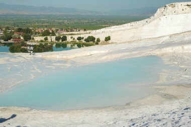 Denizkiye 'de Pamukkale' de Travertines Terası