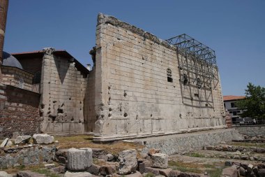 Temple of Augustus and Rome in Ankara City, Turkiye