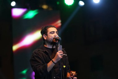 ISTANBUL, TURKIYE - SEPTEMBER 16, 2022: Turkish singer Selcuk Balci concert in Atasehir Fest