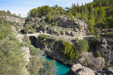 Oluk Bridge in Koprulu Valley, Antalya City, Turkiye