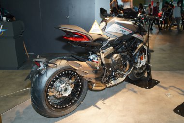 İSTANBUL, TURKEY - 23 Nisan 2022: MV Agusta RR Gragster İstanbul Fuar Fuarı 'nda sergileniyor