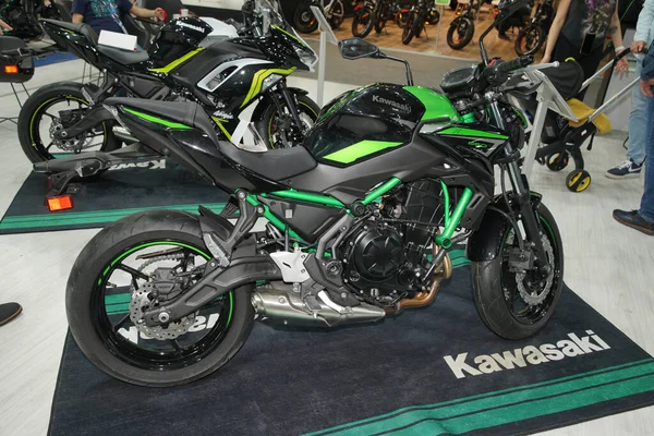 Istanbul Turkey April 2022 Kawasaki 650 Display Motobike Expo Istanbul — Stock Photo, Image