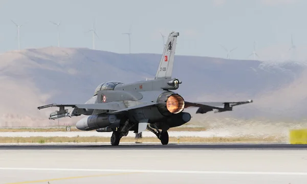 Konya Turkiye Juni 2022 Turkish Air Force Lockheed Martin 16D — Stockfoto