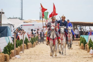 ISTANBUL, TURKIYE - JUNE 11, 2022: Riding Show during Etnospor Culture Festival