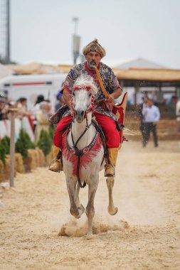 ISTANBUL, TURKIYE - JUNE 11, 2022: Riding Show during Etnospor Culture Festival
