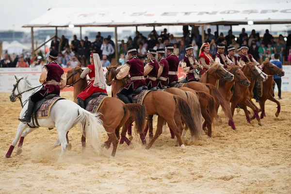 Istanbul Turkiye June 2022 Riding Show Etnospor Culture Festival — Foto de Stock