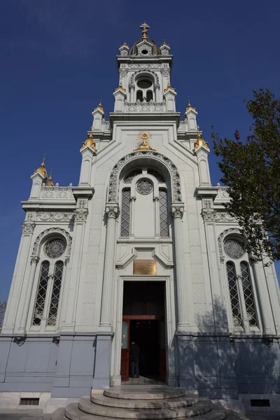 Bulharský Kostel Štěpána Istanbulu Turecko — Stock fotografie
