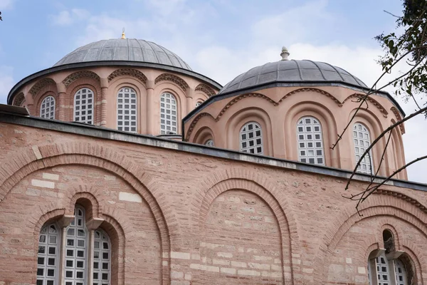 Cúpula Igreja Chora Istambul Turkiye — Fotografia de Stock