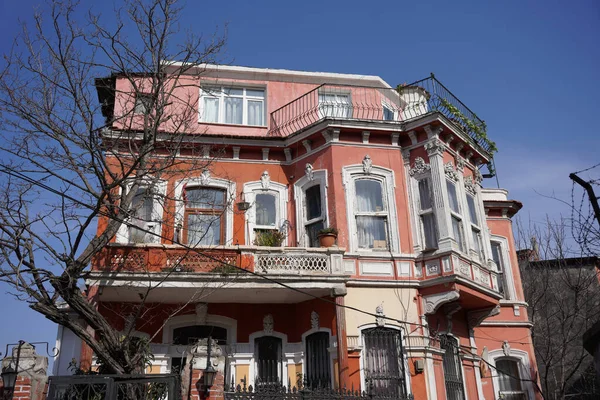 Casa Antigua Distrito Fener Ciudad Estambul Turkiye — Foto de Stock