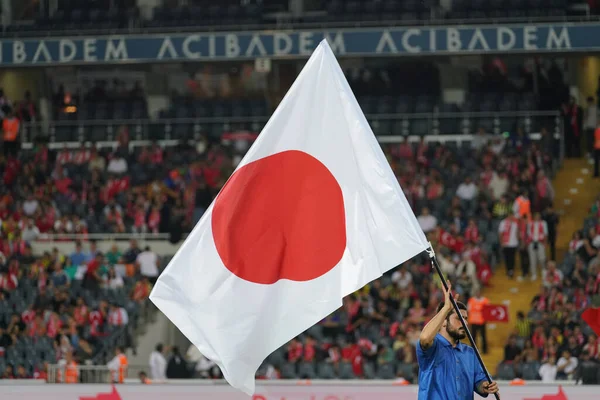Istanbul Turquia Setembro 2022 Bandeira Japão Cerimônia Abertura Copa Mundo — Fotografia de Stock