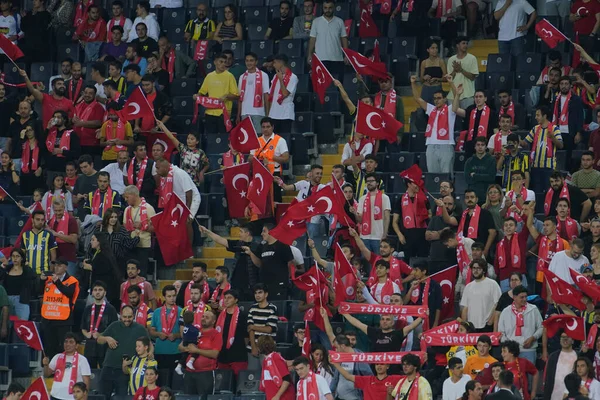 Istanbul Turkiye September 2022 Spectators Watching Tukiye France National Teams — Fotografia de Stock