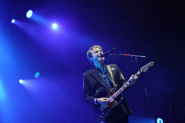 ISTANBUL, TURKIYE - SEPTEMBER 24, 2022: Franz Ferdinand Concert in Cheerz Festival