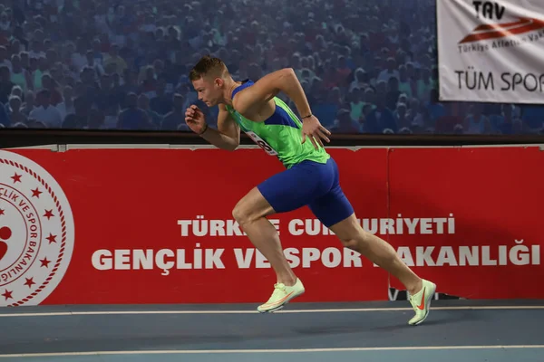 Istanbul Turkey Mart 2022 Luka Janeziç Atakoy Atletizm Arenasında Düzenlenen — Stok fotoğraf