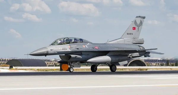 Konya Turkiye June 2022 Turkish Air Force General Dynamics 16D — Stock Photo, Image