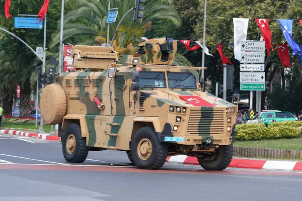 Istanbul Turkiye August 2022 Gendarmerie Vehicles Parade 100Th Anniversary August —  Fotos de Stock