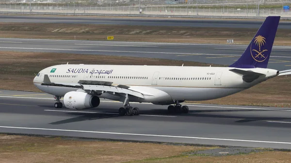 Istanbul Turkiye August 2022 Saudi Arabian Airlines Airbus 330 343E — 스톡 사진
