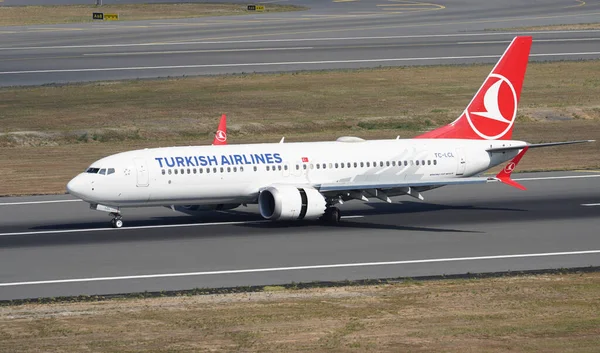 Istanbul Turchia Agosto 2022 Turkish Airlines Boeing 737 8Max 60054 — Foto Stock