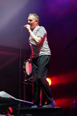 ISTANBUL, TURKIYE - SEPTEMBER 24, 2022: Belle and Sebastian Concert in Cheerz Festival,