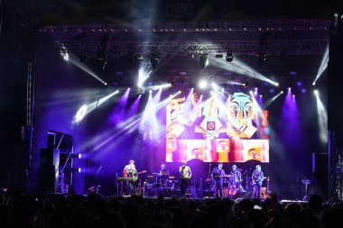 ISTANBUL, TURKIYE - SEPTEMBER 24, 2022: Belle and Sebastian Concert in Cheerz Festival,