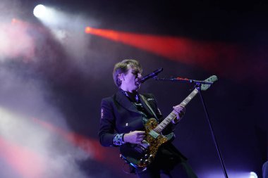 ISTANBUL, TURKIYE - SEPTEMBER 24, 2022: Franz Ferdinand Concert in Cheerz Festival
