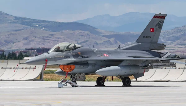 Konya Turkiye June 2022 Turkish Air Force General Dynamics 16C — Stock Photo, Image