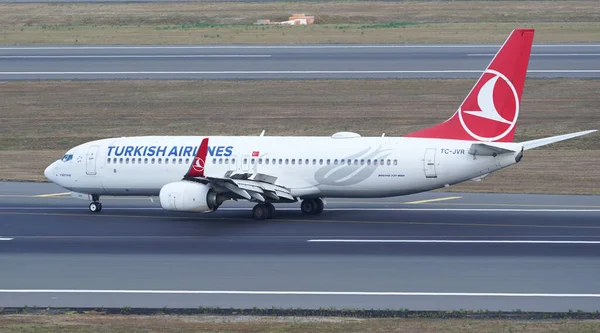 Istanbul Turkiye Августа 2022 Turkish Airlines Boeing 737 8F2 60030 — стоковое фото