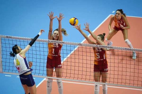 Istanbul Turquie Décembre 2022 Ting Zhu Action Lors Match Galatasaray — Photo