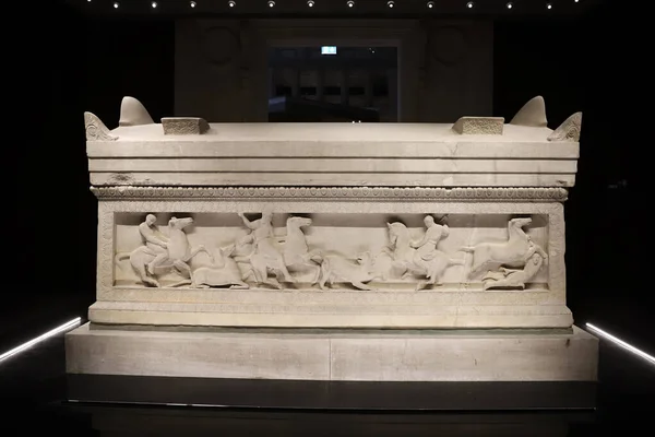 Sarcófago Estambul Museos Arqueológicos Estambul Turquía — Foto de Stock