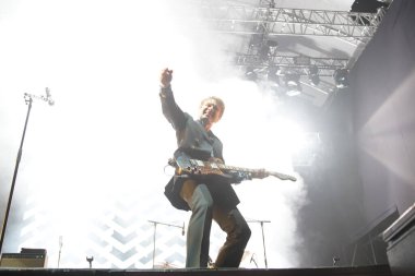 ISTANBUL, TURKIYE - SEPTEMBER 24, 2022: Franz Ferdinand Concert in Cheerz Festival
