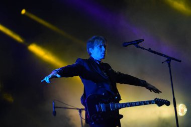 ISTANBUL, TURKIYE - SEPTEMBER 24, 2022: Franz Ferdinand Concert in Cheerz Festival