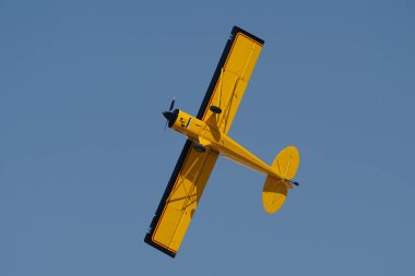 ESKISEHIR, TURKIYE - SEPTEMBER 18, 2022: M.S.O Air and Space Museum Aviat A-1B Husky (2431) display in Sivrihisar SHG Airshow