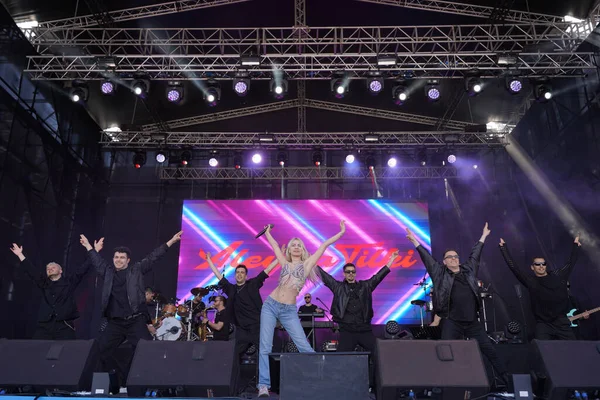 Istanbul Turkiye April 2023 Turkish Singer Aleyna Tilki Concert April — Stock Photo, Image