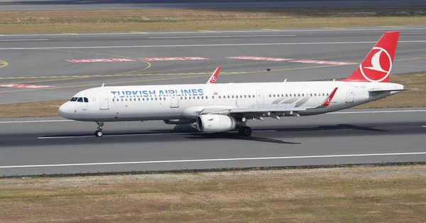 Istanbul Turkiye August 2022 Turkish Airlines Airbus 321 231 6766 — Stock Fotó