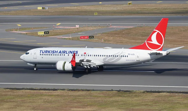 Istanbul Turquia Agosto 2022 Turkish Airlines Boeing 737 8Max 60054 — Fotografia de Stock