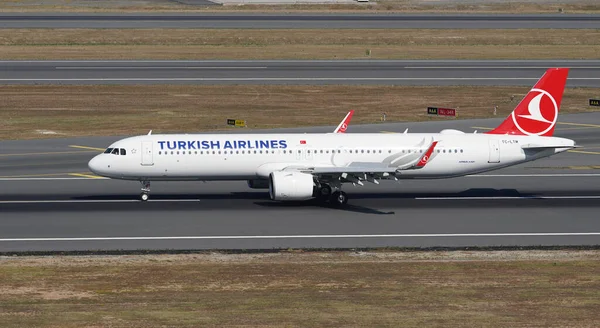 Istanbul Turkiye Sierpień 2022 Tureckie Linie Lotnicze Airbus A321 271Nx — Zdjęcie stockowe