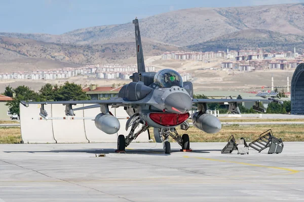 Konya Turkiye June 2022 Turkish Air Force Lockheed Martin 16D — Stock Photo, Image