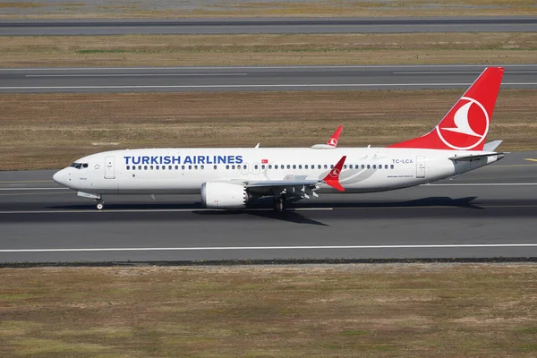 Istanbul Turkiye August 2022 Turkish Airlines Boeing 737 8Max 60032 — стокове фото