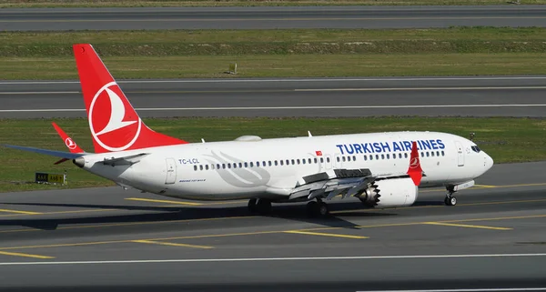Istanbul Turkiye Октября 2022 Turkish Airlines Boeing 737 8Max 60054 — стоковое фото