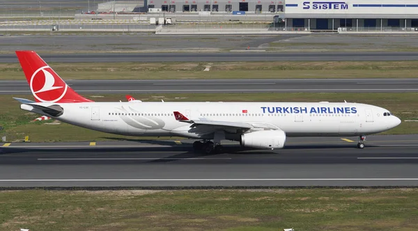 Istanbul Turkiye September 2022 Turkish Airlines Airbus A330 343E 1542 — 图库照片