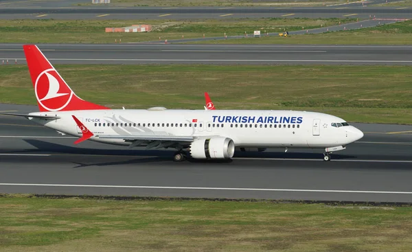 Istanbul Turkiye Октября 2022 Turkish Airlines Boeing 737 8Max 60053 — стоковое фото
