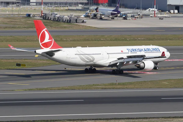 Istanbul Turquie Septembre 2022 Atterrissage Airbus A330 303 1529 Turkish — Photo